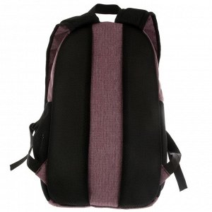 Рюкзак молодёжный, Luris «Тейди», 44 х 28 х 18 см, эргономичная спинка, бордо