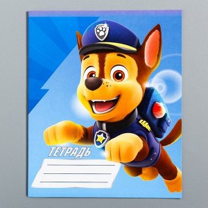 Тетрадь 12 листов линейка &quot;Щенячий патруль&quot;, 5 видов МИКС, PAW Patrol