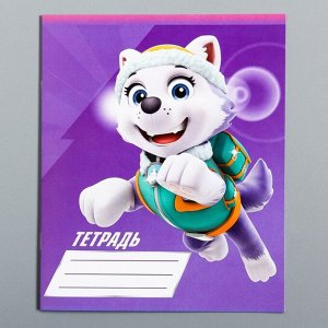 Тетрадь 12 листов линейка "Щенячий патруль", 5 видов МИКС, PAW Patrol