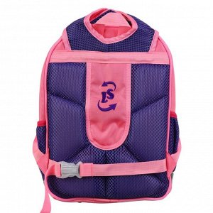 Рюкзак каркасный, Luris «Джерри 4», 38 х 28 х 18 см, 3D-рисунок, «Фламинго»