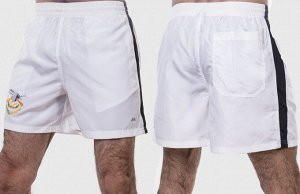 Белые мужские шорты с фразой-талисманом НИ ПУХА, НИ ПЕРА – подарок, который легко переплюнет любой сувенир №1004
