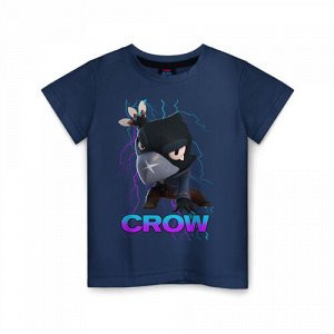 Детская футболка хлопок «Brawl Stars CROW»