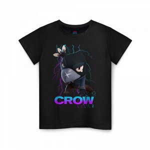 Детская футболка хлопок «Brawl Stars CROW»