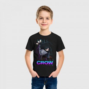 Детская футболка хлопок «Brawl Stars CROW»