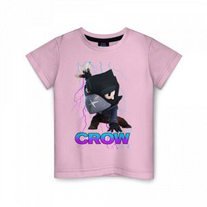 Детская футболка хлопок «Brawl Stars CROW»