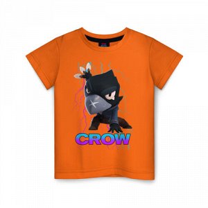 Детская футболка хлопок «Brawl Stars CROW»