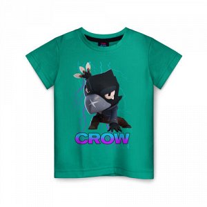 Детская футболка хлопок «Brawl Stars CROW»