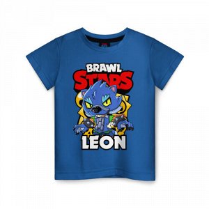 Детская футболка хлопок «BRAWL STARS WEREWOLF LEON»