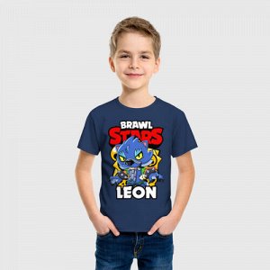 Детская футболка хлопок «BRAWL STARS WEREWOLF LEON»