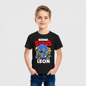 Детская футболка хлопок «BRAWL STARS WEREWOLF LEON»