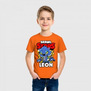 Детская футболка хлопок «BRAWL STARS WEREWOLF LEON»