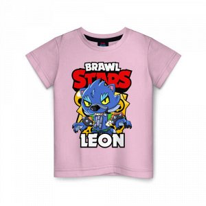 Детская футболка хлопок «BRAWL STARS WEREWOLF LEON»