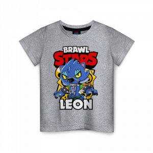 Детская футболка хлопок «BRAWL STARS WEREWOLF LEON»