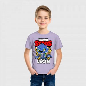 Детская футболка хлопок «BRAWL STARS WEREWOLF LEON»