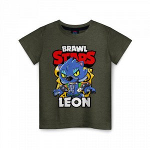 Детская футболка хлопок «BRAWL STARS WEREWOLF LEON»