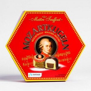 Марципановые конфеты Mozartkugeln Ma?tre Truffout с двойным слоем шоколада, 300 г