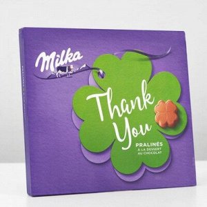 Конфеты Milka "Thank You" с начинкой из шоколадного крема 110 г