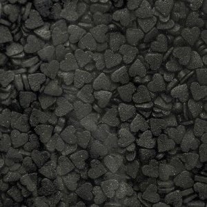 Кондитерская посыпка"Мини сердечки",черные,750 г