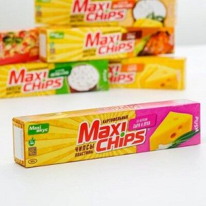 Чипсы картофельные пластины Мaxi-Chips со вкусом Сыра и лука 50 г