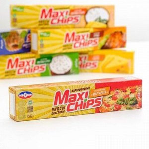 Чипсы картофельные пластины Мaxi-Chips со вкусом Пиццы Маргарита 50 г