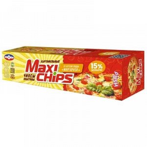 Чипсы картофельные пластины Мaxi-Chips со вкусом Пиццы Маргарита 100 г
