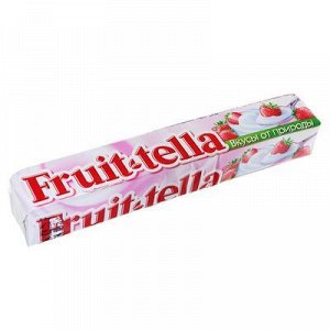 Жевательная конфета Fruittella со вкусом клубничного йогурта, 41 г