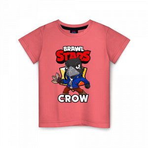 Детская футболка хлопок «BRAWL STARS CROW»