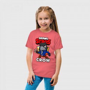 Детская футболка хлопок «BRAWL STARS CROW»