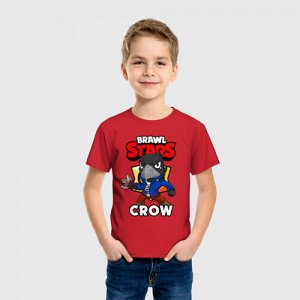 Детская футболка хлопок «BRAWL STARS CROW»