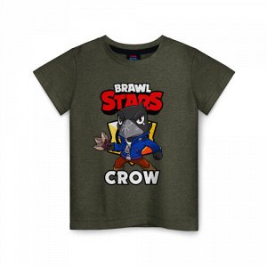 Детская футболка хлопок «BRAWL STARS CROW»