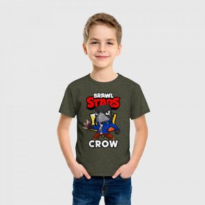 Детская футболка хлопок «BRAWL STARS CROW»