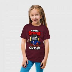 Детская футболка хлопок «BRAWL STARS CROW»