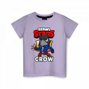 Детская футболка хлопок «BRAWL STARS CROW»