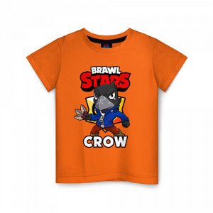 Детская футболка хлопок «BRAWL STARS CROW»