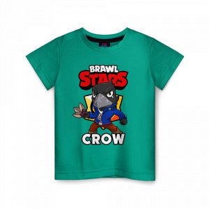 Детская футболка хлопок «BRAWL STARS CROW»