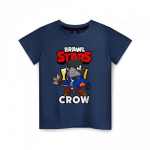 Детская футболка хлопок «BRAWL STARS CROW»