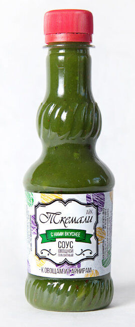 Соус «Ткемали» зеленый (пикантный к овощам и гарнирам) 250 гр