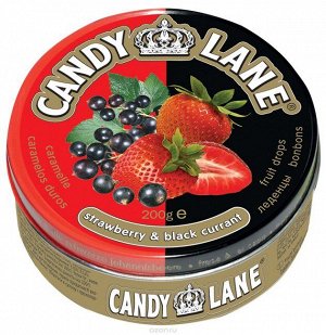 Фруктовые леденцы клубники и черная смородина Candy Lane 200 гр
