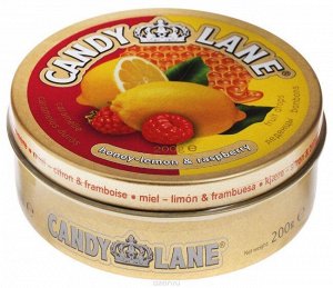 Фруктовые леденцы мед-лимон и малина Candy Lane 200 гр