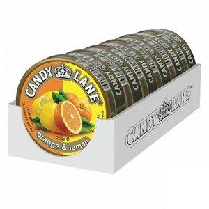 Фруктовые леденцы апельсин и лимон Candy Lane 200 гр