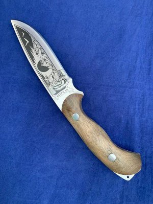 Нож туристический с рисунком «Шерхан»