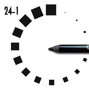 Гелевый водостойкий карандаш для глаз и век "Ресничка" 24-1