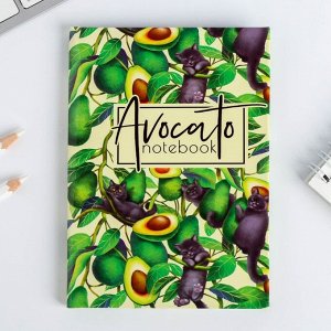 Блокнот А6 в твердой обложке Avocato notebook, 40 листов