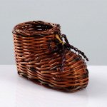 Сувенир «Ботинок», 10?7 см, лоза