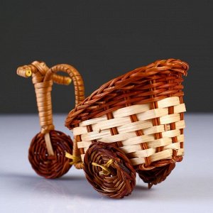 Плетеные сувениры (Велосипед) 13х7 см Н 10 см.(Бамбук срезан)