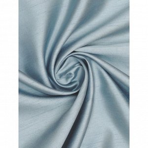 Портьерная штора, размер 200 х 260 см, голубой, жаккард