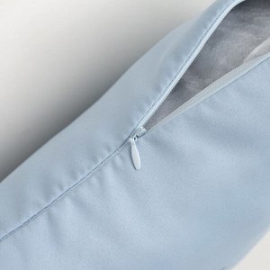 Подушка декоративная Этель, 40*40 см.,цв. голубой, блэкаут, 100% п/э