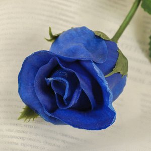Цветы искусственные LIVE "Синяя роза" 6*38 см