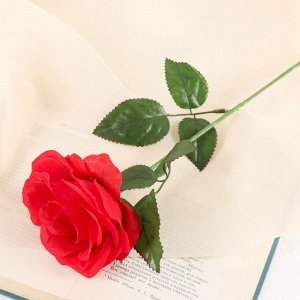 Цветы искусственные "Роза Глория" 9х60 см, красный