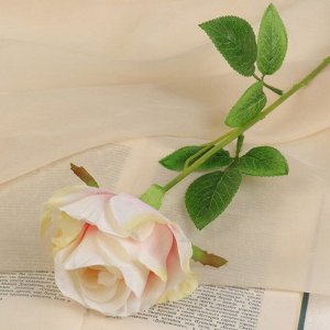 Цветы искусственные "Роза бланка" 7,5*55 см, розовая